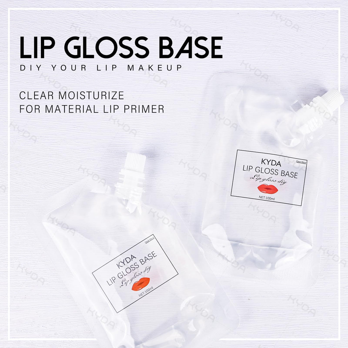 KYDA 200ML Moisturize Lip Gloss Base,Material Lip Makeup Primers, Non-Stick Lipstick Primer Lip Gloss Base for DIY Handmade Lip Balms Lip Gloss-200g Beauty & Personal Care KYDA