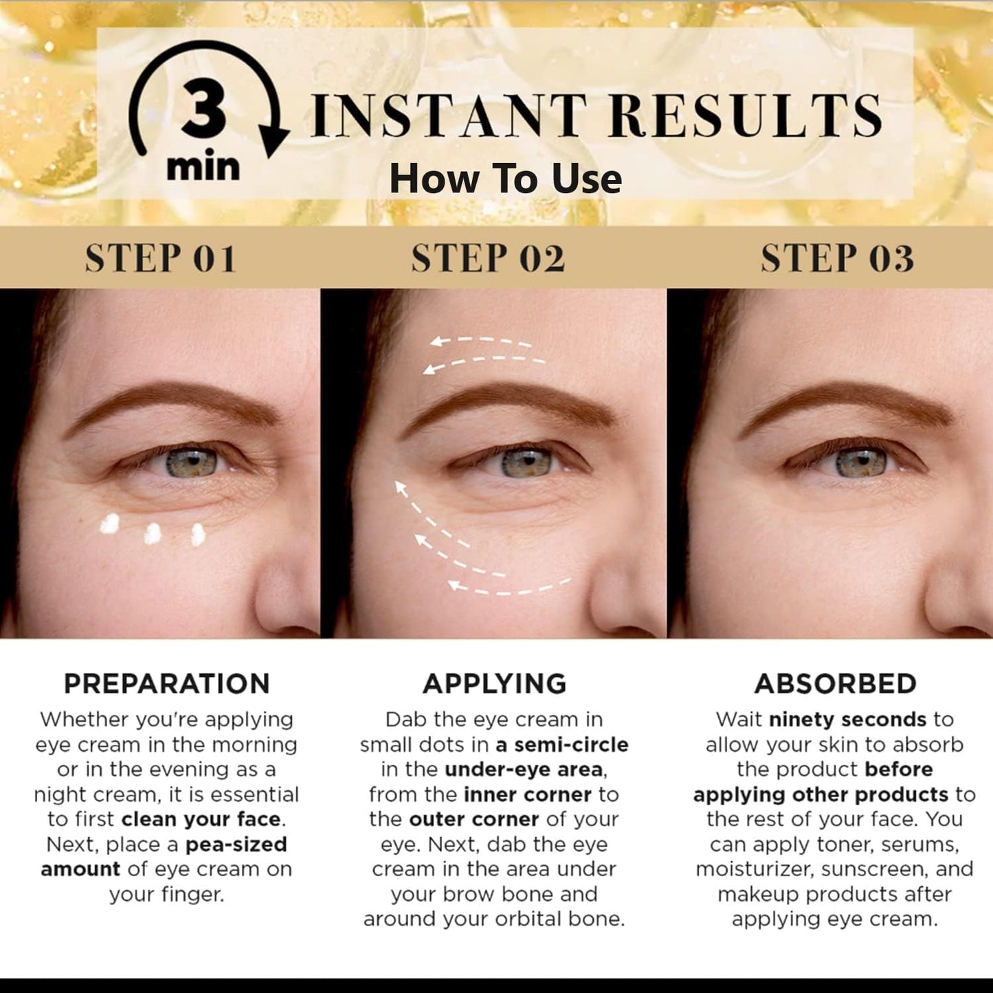 LPH LAB Temporary Eye Tightener Eye Cream, Instant Reduces Under-Eye Bags, Dark Circles&Puffiness, Anti Aging Fine Lines, Firm That Delicate Skin Beauty & Personal Care LPH LAB