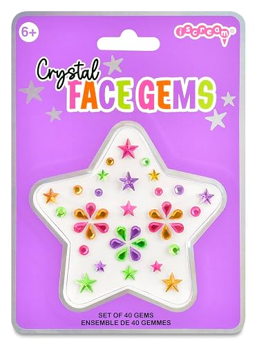 iscream Boho Star 40 Piece Face and Body Gem Sticker Set Beauty & Personal Care iscream