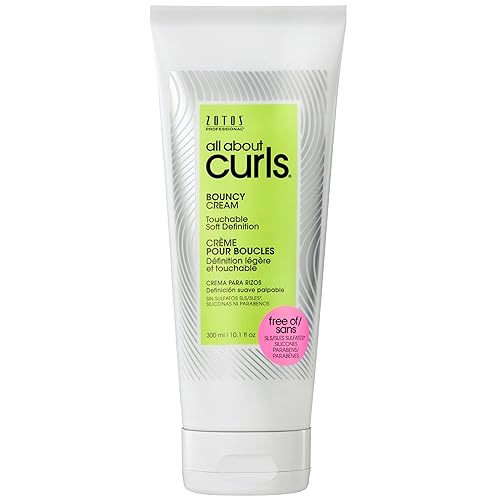 ALL ABOUT CURLS Bouncy Cream Styling | Touchable Soft Definition | Define, Moisturize, De-Frizz | All Curly Hair Types | Vegan & Cruelty Free | Beauty & Personal Care ALL ABOUT CURLS