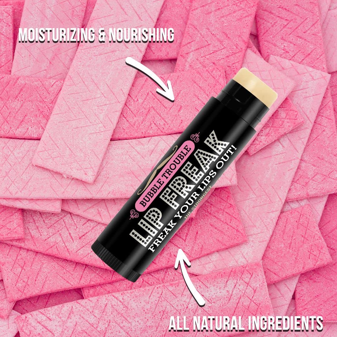 Doctor Lip Bang's BUZZING Lip Balm - Lip Freak - 100% All Natural - Cruelty Free - Bubble Trouble - 2 Pack Beauty and Personal Care Doctor Lip Bang's