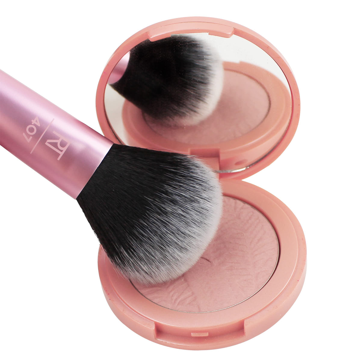 Real Techniques Mini Multitask Makeup Brush for Blush, Bronzer & Powder