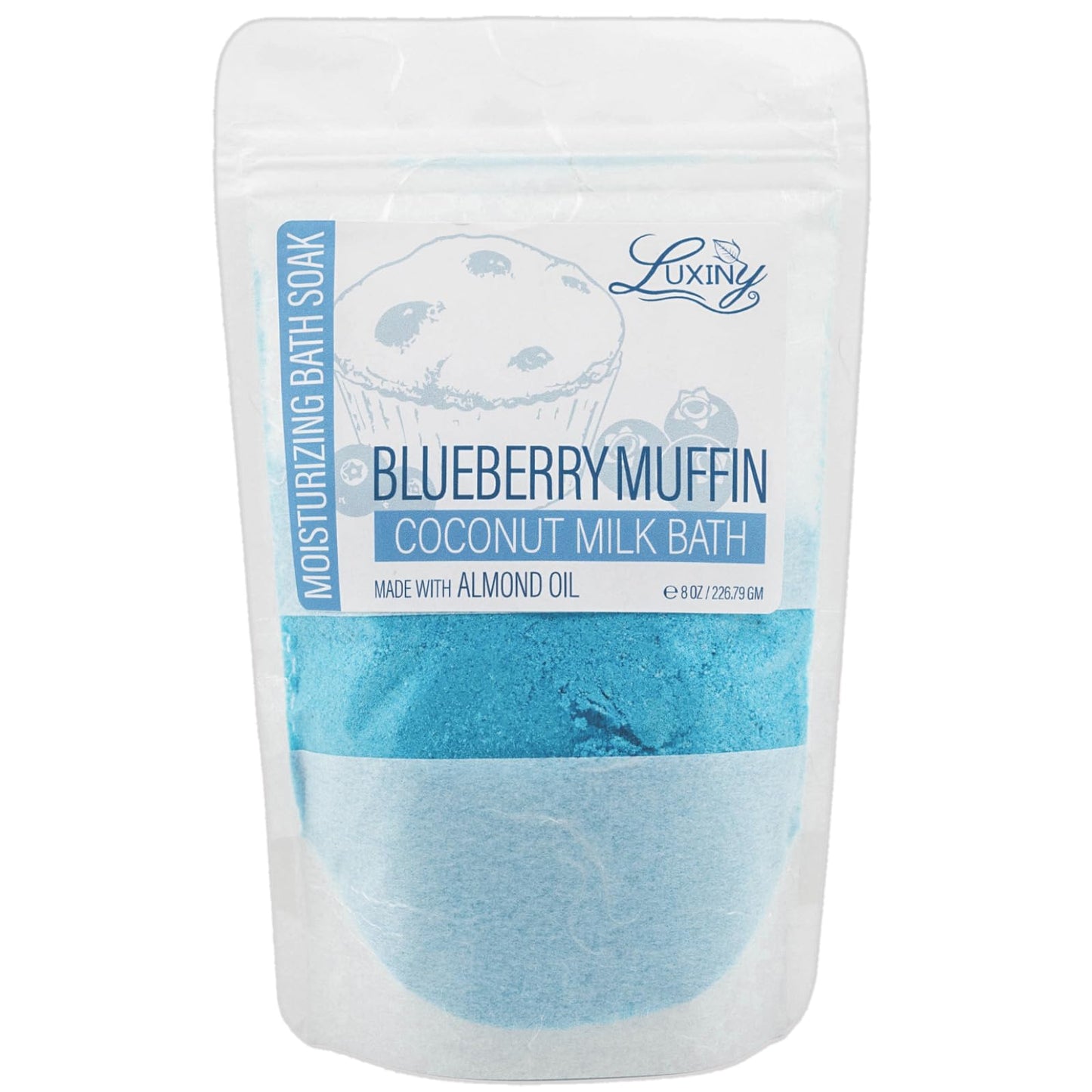 Luxiny Vegan Milk Bath Soak Made with Moisturizing Coconut Milk Powder & Sweet Almond Oil for a Bath Bomb Dust Soothing Fizz & Relaxing Soak, 8 oz.… Beauty & Personal Care Luxiny