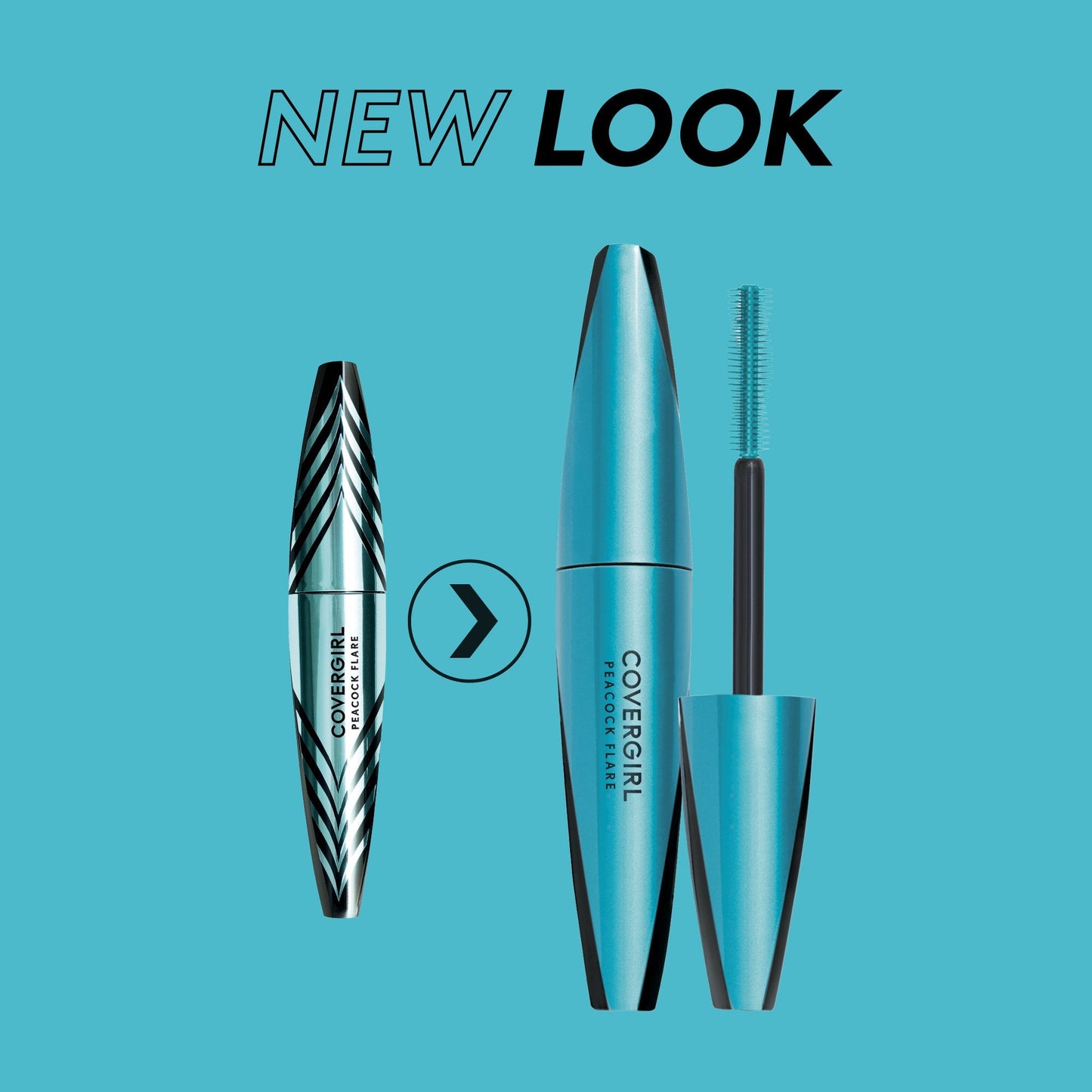 COVERGIRL Peacock Flare Mascara, Jet Black, 0.3 Ounce (packaging may vary) Beauty & Personal Care COVERGIRL