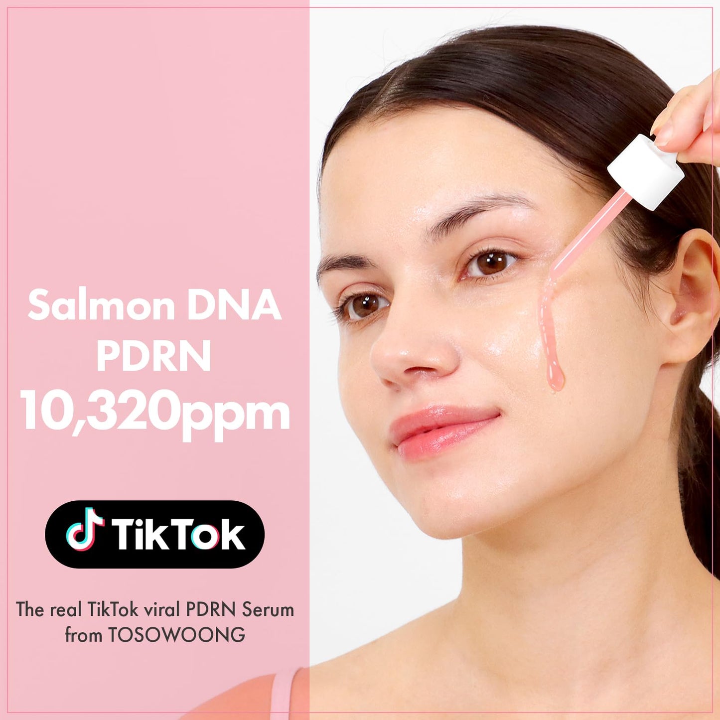 TOSOWOONG Pink Peptide 12 PDRN Serum With Salmon DNA PDRN 10,320ppm, 12 Peptides, Niacinamide, Skin glow, Hydrating, Moisturizing, Firming, Uneven Beauty and Personal Care TOSOWOONG