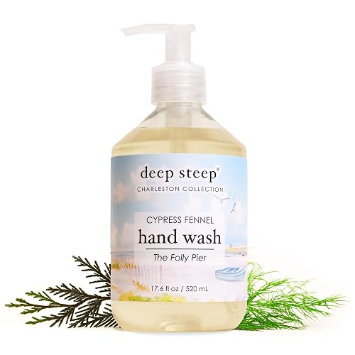 Deep Steep Liquid Hand Wash, 17.6 Ounces (Cypress Fennel) Beauty & Personal Care Deep Steep