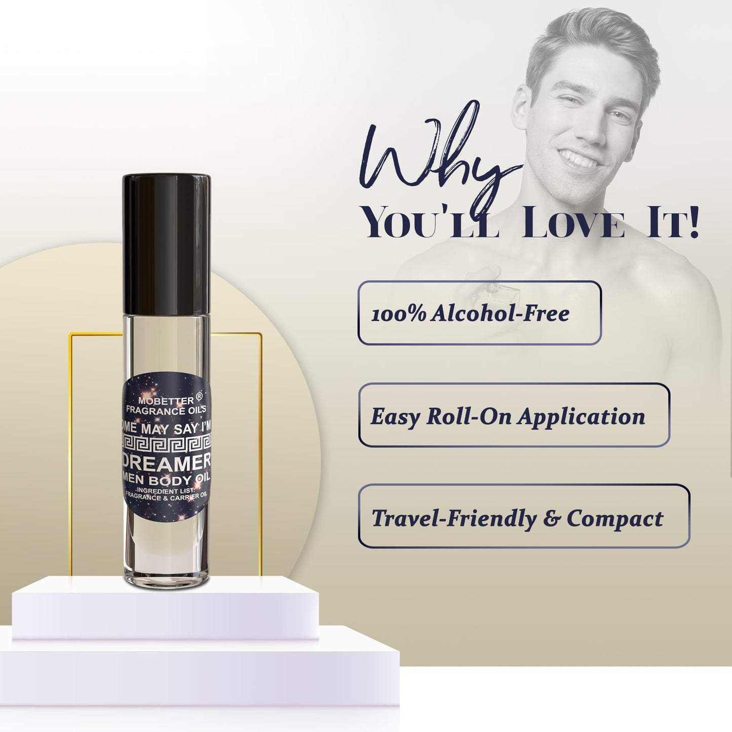 MOBETTER FRAGRANCE OILS Some May Say I'm A Dreamer Men Body Oil Beauty & Personal Care MOBETTER FRAGRANCE OILS