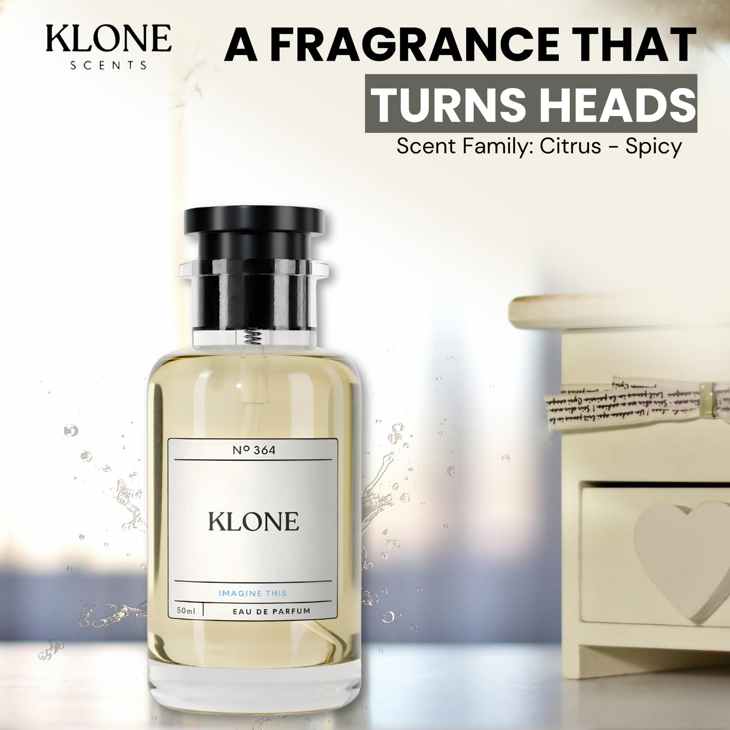 Klone Imagine This Scents - Long-Lasting Eau de Parfum for Men & Women, Inspired by Imagination - Clean, Fresh & Uplifting Designer-Inspired Beauty & Personal Care Klone