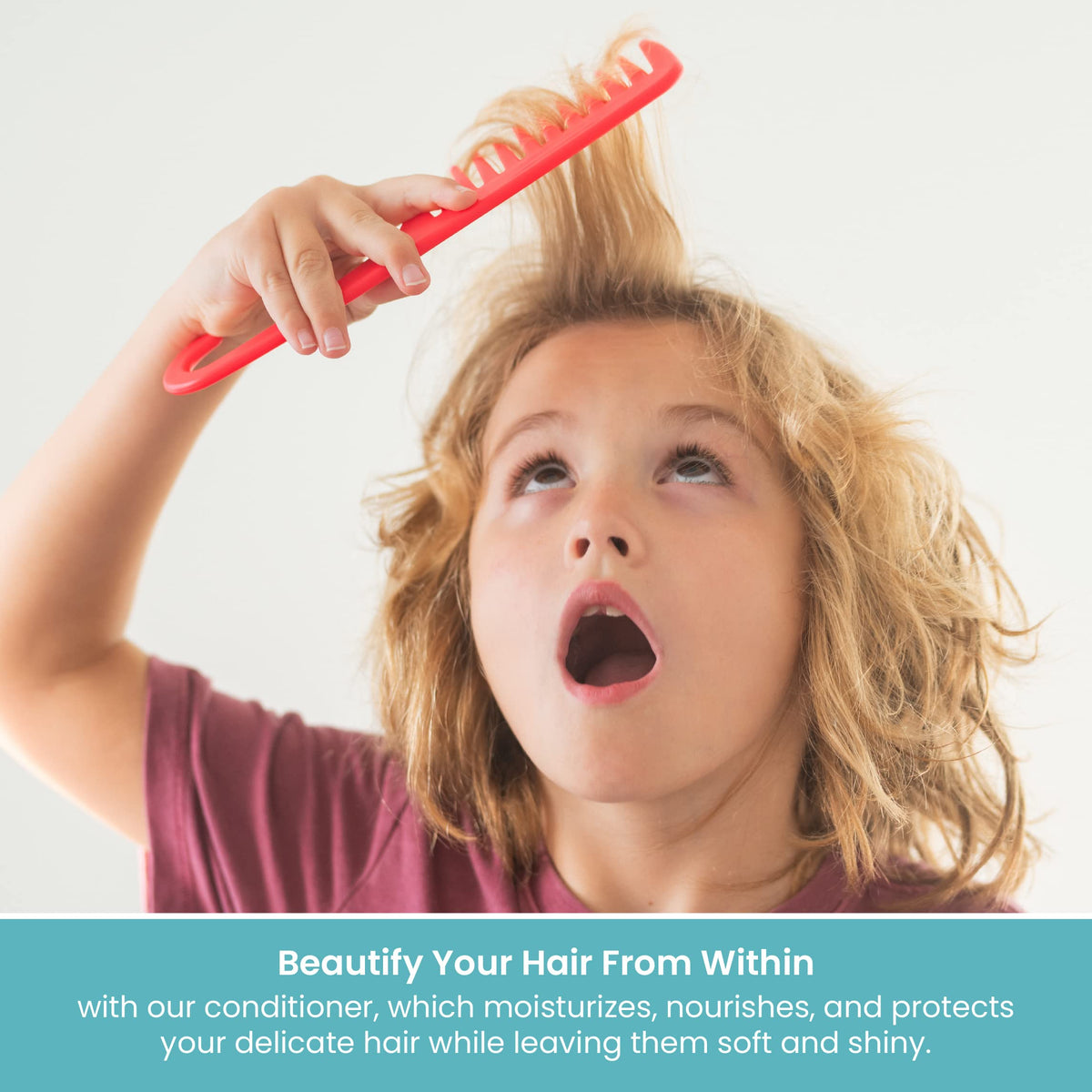 Little Twig Hair Conditioner, Natural Conditioner with Plant Derived Formula, Contains Essential Oils and Extracts, Suitable for Whole Family,