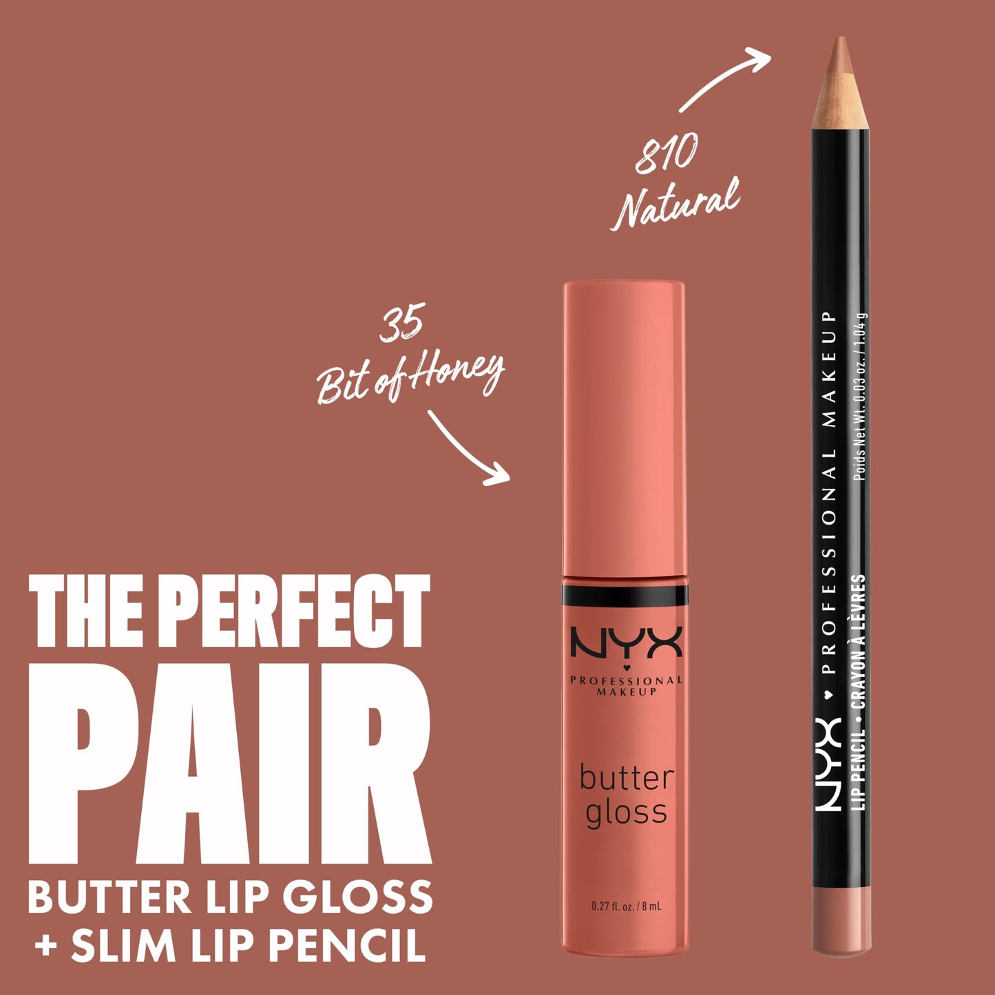 NYX PROFESSIONAL MAKEUP Butter Gloss, Non-Sticky Lip Gloss - Bit Of Honey (Peach Nude) Beauty & Personal Care NYX PROFESSIONAL MAKEUP