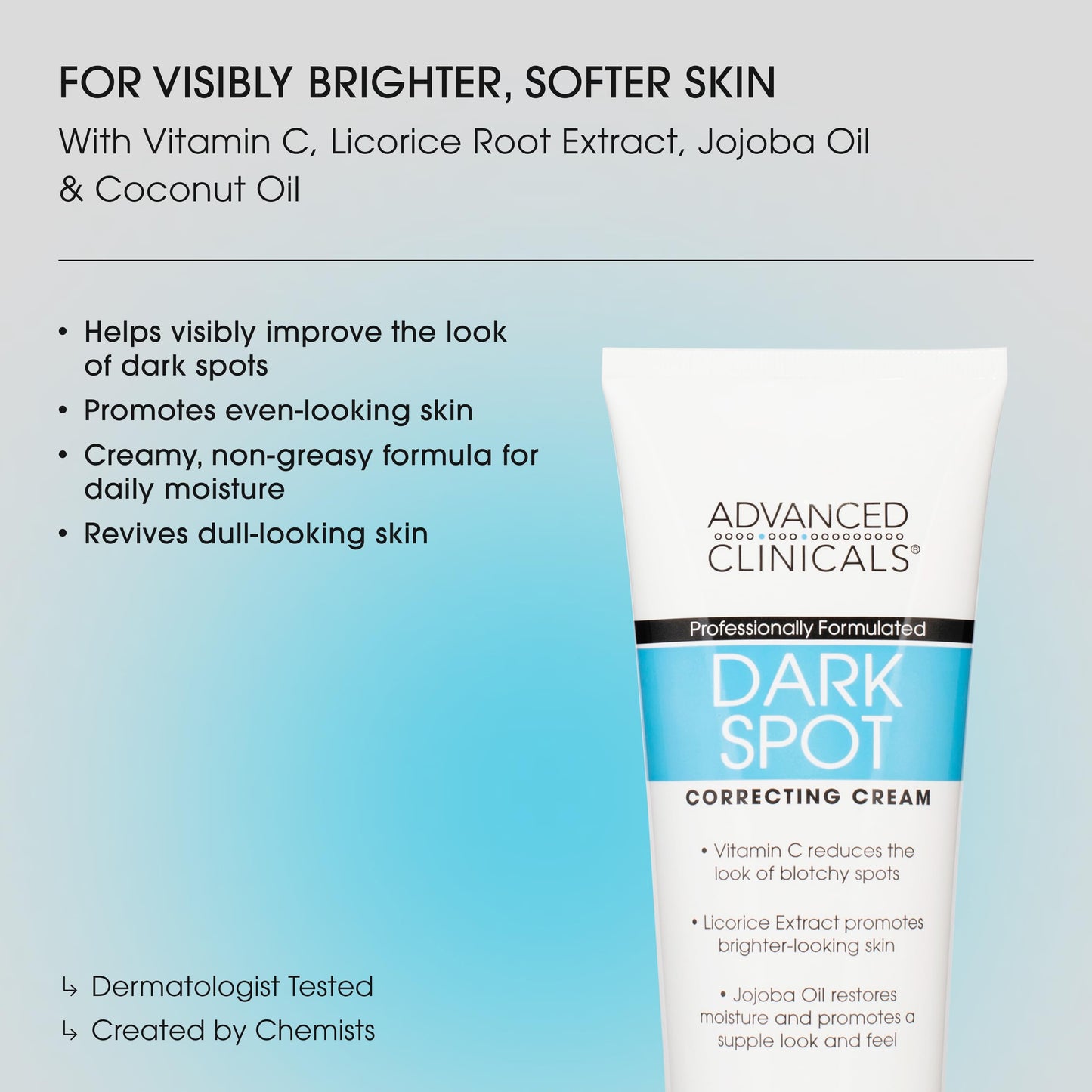 Advanced Clinicals Dark Spot Vitamin C Cream For Face, Hand, & Body Lotion, Anti Aging Therapeutic Skin Care Moisturizer Lotion Reduces Appearance Beauty & Personal Care Advanced Clinicals