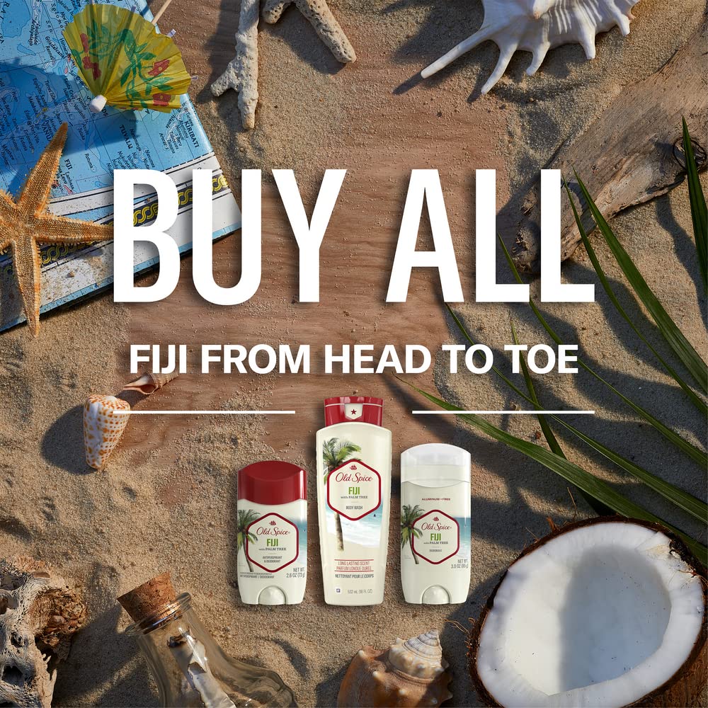 Old Spice Fresher Fiji Scent Body Wash for Men, 30 Fluid Ounce Beauty & Personal Care Old Spice