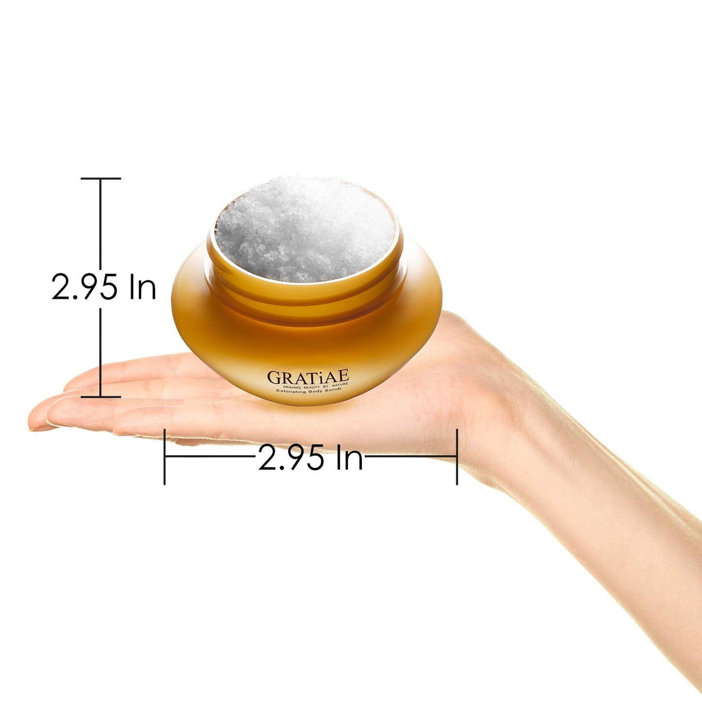 Gratiae Organics Exfoliating Body Scrub, Passion Fruit and Lime for All Skin Types 8.5 Fl oz Beauty & Personal Care Gratiae
