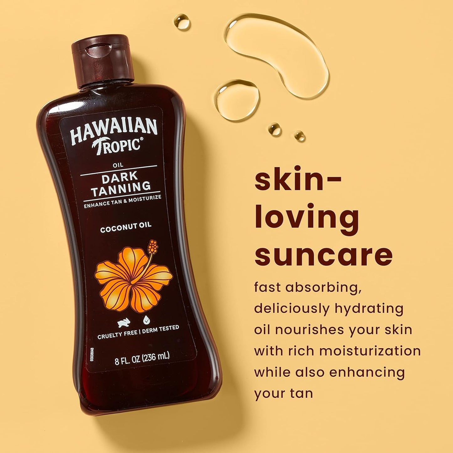 Hawaiian Tropic Dark Tanning Oil 8oz by Hawaiian Tropic Beauty & Personal Care Hawaiian Tropic