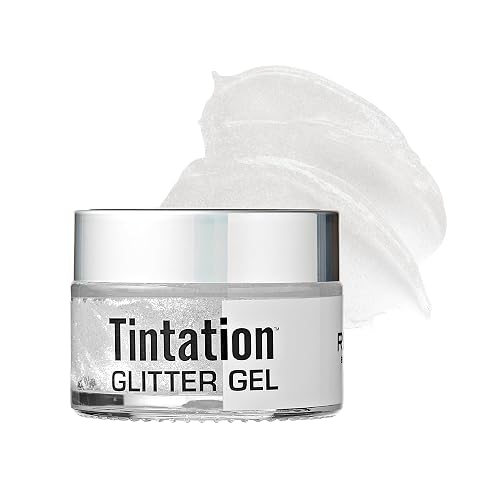 Red By Kiss Tintation Glitter Body and Hair Gel - Long Lasting Sparkle, Quick Drying, Waterproof for Events, Parties, Festival Rave, Prom Beauty & Personal Care Red by Kiss