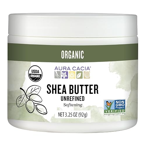 Aura Cacia Organic Shea Butter | Unrefined Body Care | 3.25 oz. Beauty & Personal Care Aura Cacia