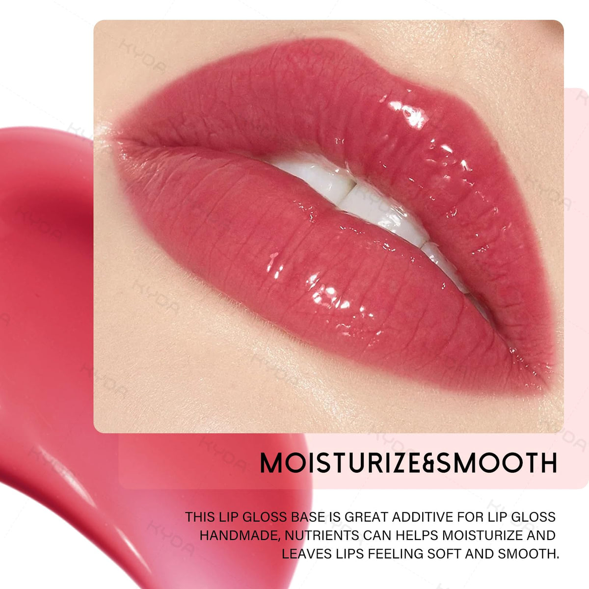 KYDA 200ML Moisturize Lip Gloss Base,Material Lip Makeup Primers, Non-Stick Lipstick Primer Lip Gloss Base for DIY Handmade Lip Balms Lip Gloss-200g Beauty & Personal Care KYDA