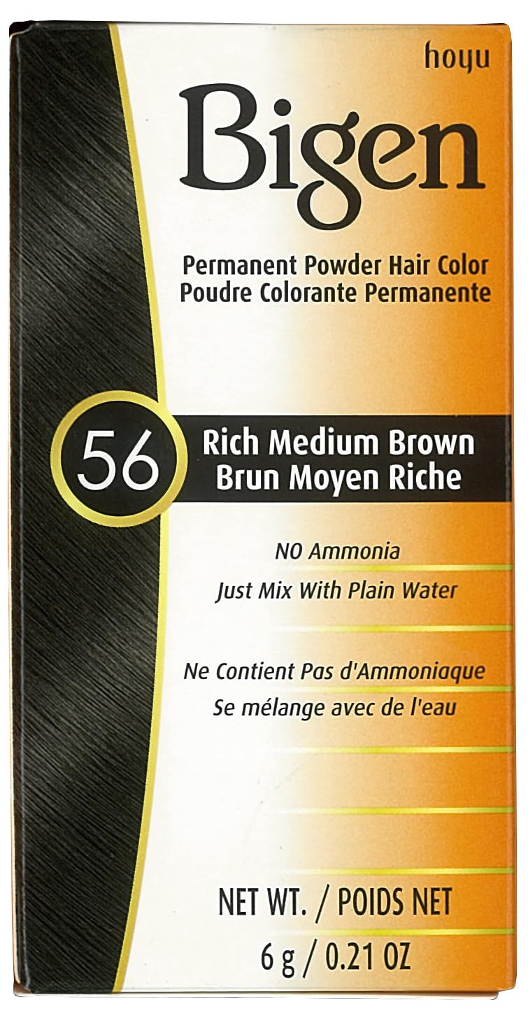 Bigen Permanent Powder Hair Color 56 Medium Brown 1 ea Beauty & Personal Care Bigen