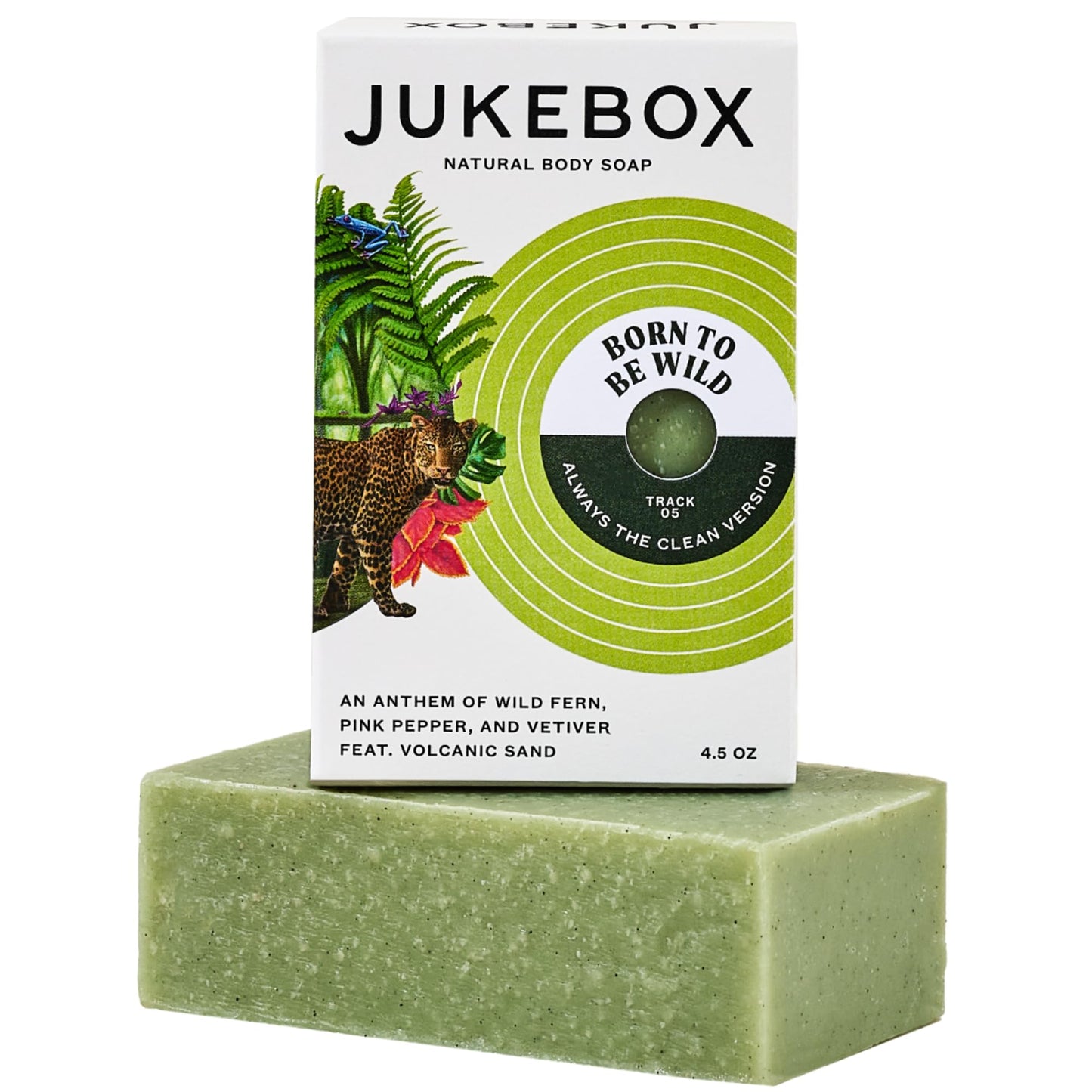 JUKEBOX Soap,Born to Be Wild Scent, Natural Bar Soap for Women, Medium Scrub, Cold Process, Bath Soap, No Harmful Ingredients, All Skin Types, Wild Beauty & Personal Care JUKEBOX