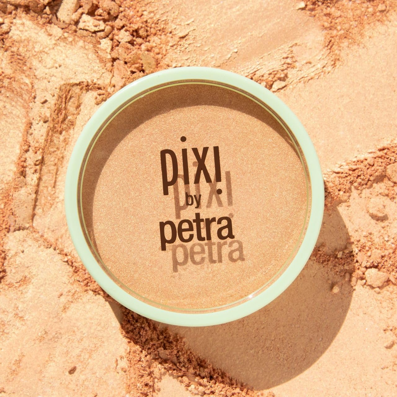Pixi Glow-y Powder | Radiant Blush & Highlighter Duo | Silky, Light-Reflecting Radiance Powder | Adds Sheer Color & Glow | Peach-y Glow | 0.36 Beauty & Personal Care Pixi