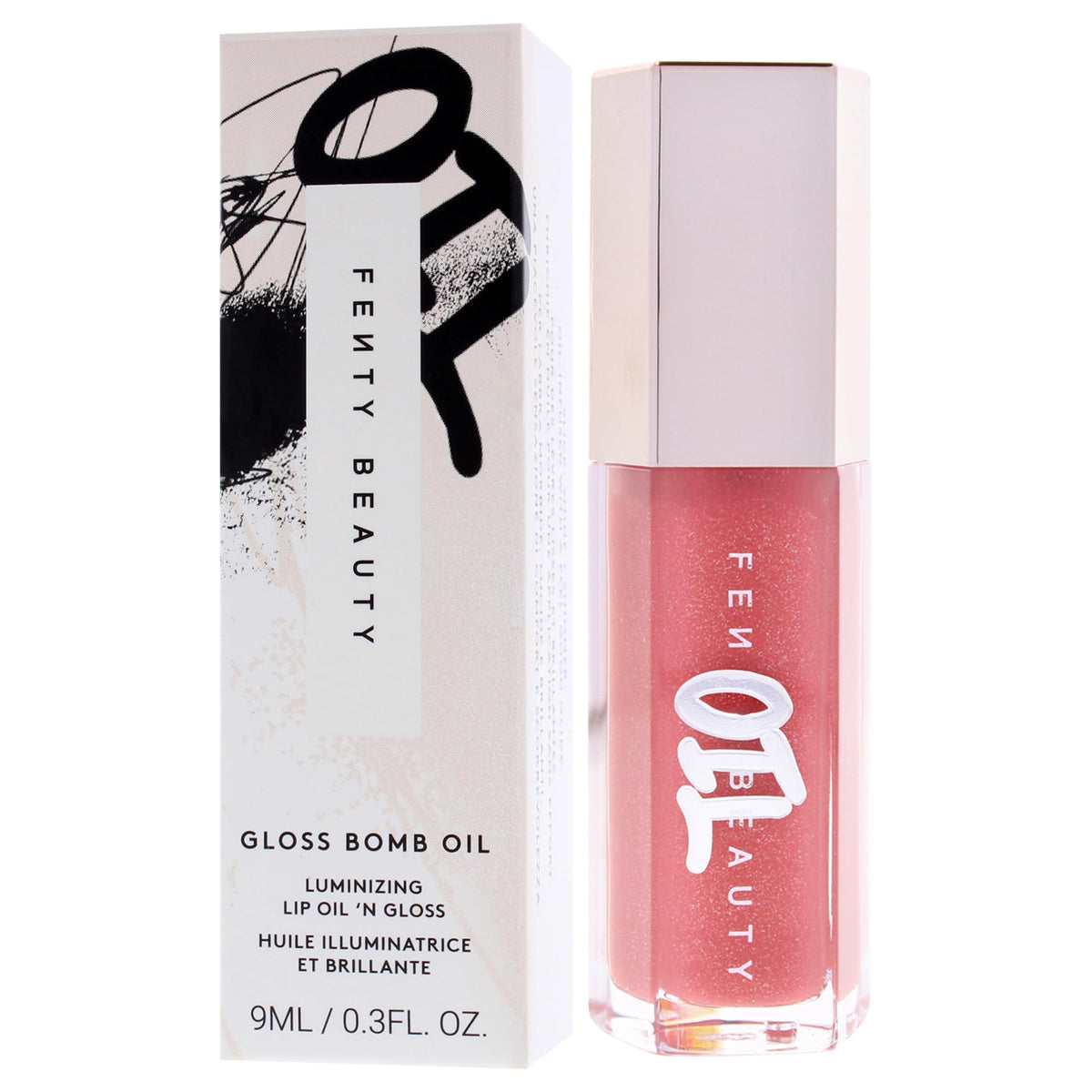 Gloss Bomb Luminizing Lip Oil N Gloss - 01 Fussy by Fenty Beauty for Women - 0.3 oz Lip Gloss