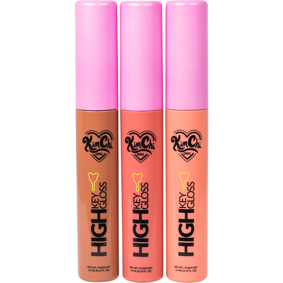 Kimchi Chic High Key Gloss, High-Shine Lip Gloss Helps Illuminate Your Look and Face, Non-Sticky, Nude With Golden Undertone, 06 Natural, 3.5ml