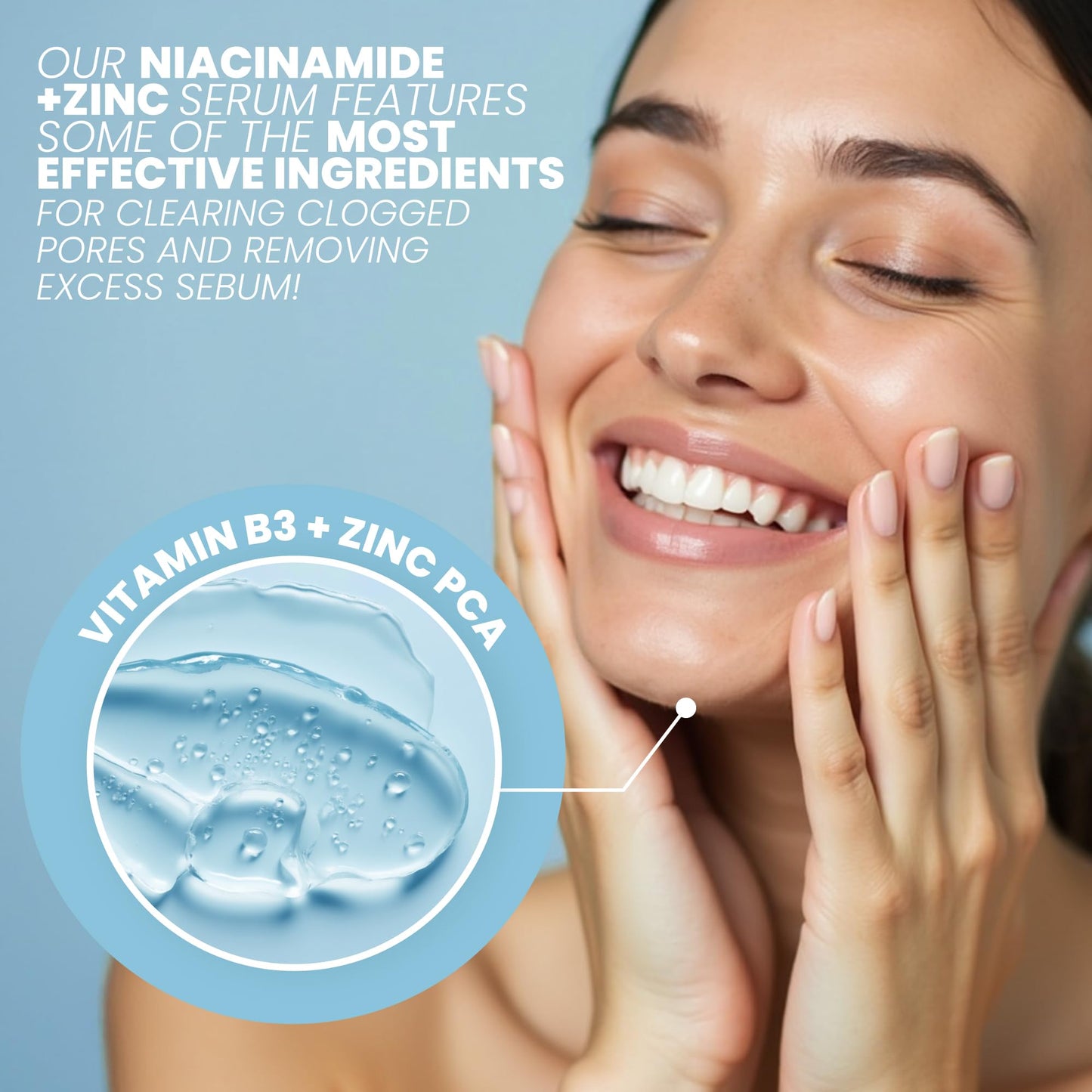 Niacinamide 12% Serum for Face w/Zinc & Hyaluronic Acid - Vitamin B3 & E Pore Minimizer for Dark Spot Corrector, Even Skin Tone, Oil Control Beauty & Personal Care Eva Naturals