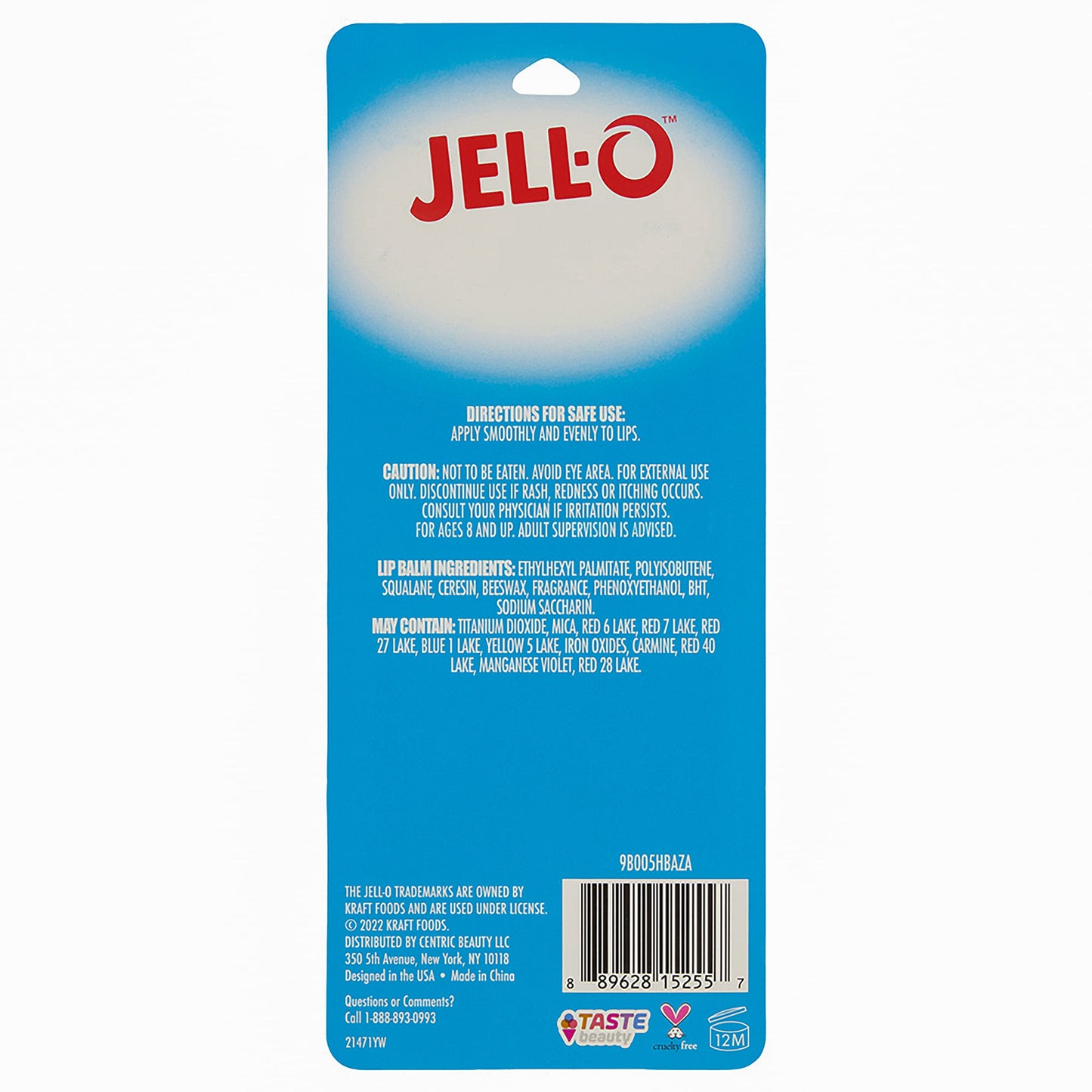 Jell-O 8 Pack Lip Balm Beauty & Personal Care Taste Beauty