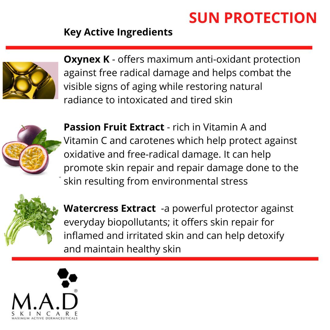 M.A.D Skincare Hyper Sheer SPF 50 Daily Moisturizer 1.7 oz. Beauty & Personal Care M.A.D Skincare