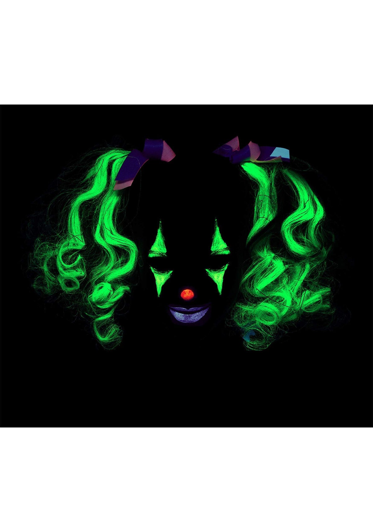 GLOW IN THE DARK CURLY CLIPS