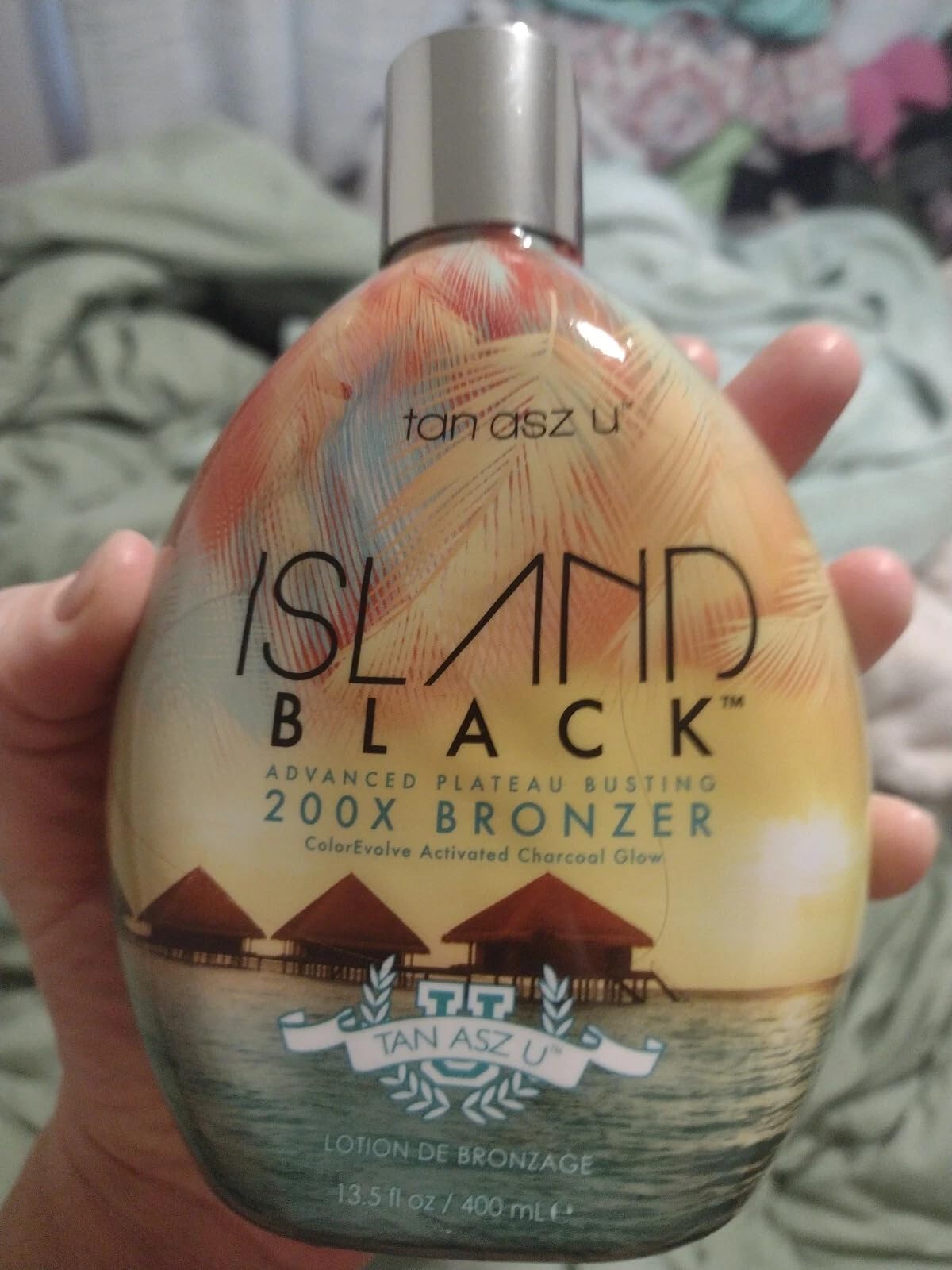 Tan Asz U ISLAND BLACK 200X Plateau Busting Bronzer - 13.5 oz. Beauty & Personal Care Tan Asz U