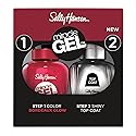 Sally Hansen Miracle Gel™, Bordeaux Glow and Shiny Top Coat Duo, Long Lasting, Gel-Like Formula, No UV Lamp Needed, Nail Polish Duo Beauty & Personal Care Sally Hansen