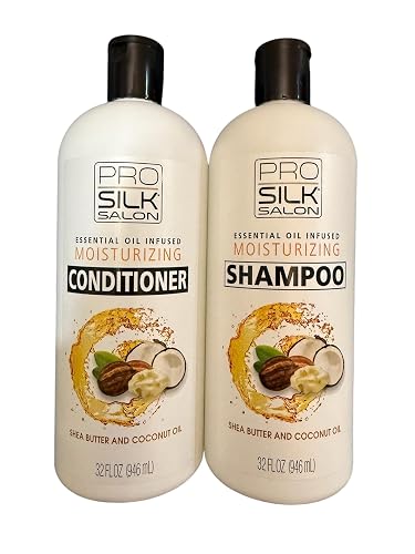 Pro silk salon - duo shampo& conditioner -shea butter and coconut oil Beauty & Personal Care Pro silk salon