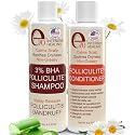 Folliculitis Treatment Shampoo and Conditioner with 3% BHA, Salicylic Acid, Aloe Vera & Tea Tree Oil - Anti Itch Shampoo for women & men with Flaky Beauty & Personal Care e70