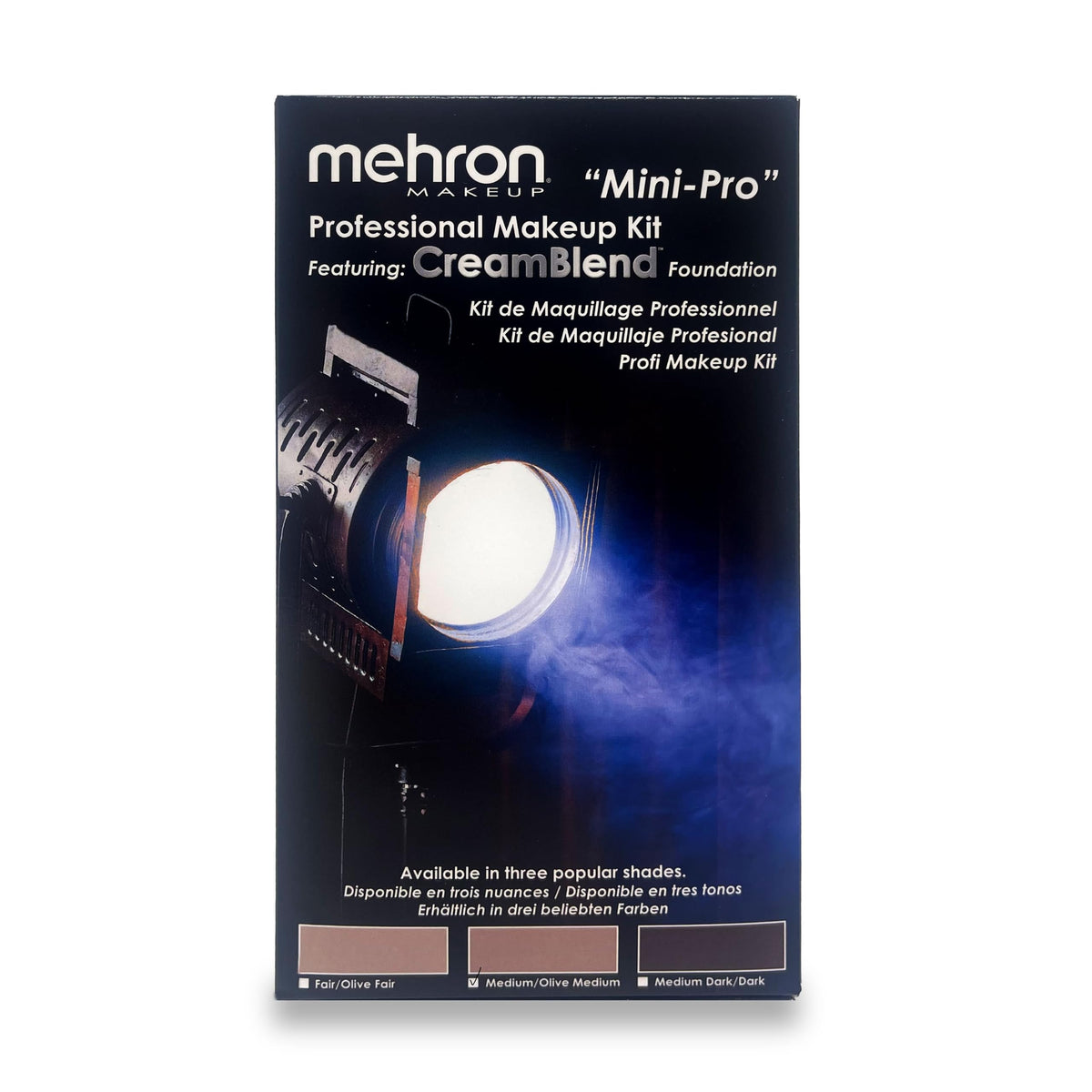 Mehron Makeup Mini-Pro Student Education Makeup Kit - MEDIUM