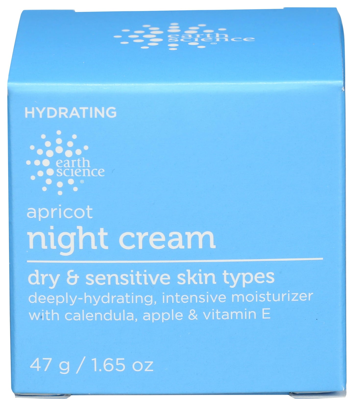 EARTH SCIENCE - Apricot Night Cream with Hydrating Apricot and Vitamin E for Dry Skin (1.65 oz) Beauty & Personal Care Earth Science