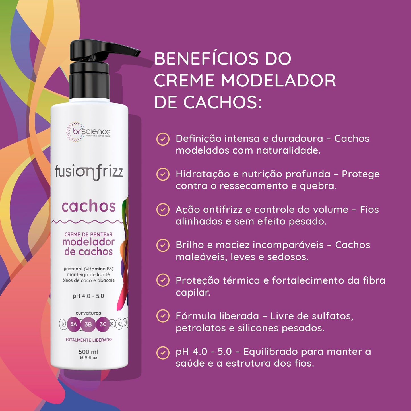 Brscience Hydrating Curl Cream for Curly Hair, Leave-In Curl Defining Cream for 3A, 3B, 3C Curls, Frizz Control & Soft Hold, Vegan Curly Hair Products Beauty & Personal Care Brscience