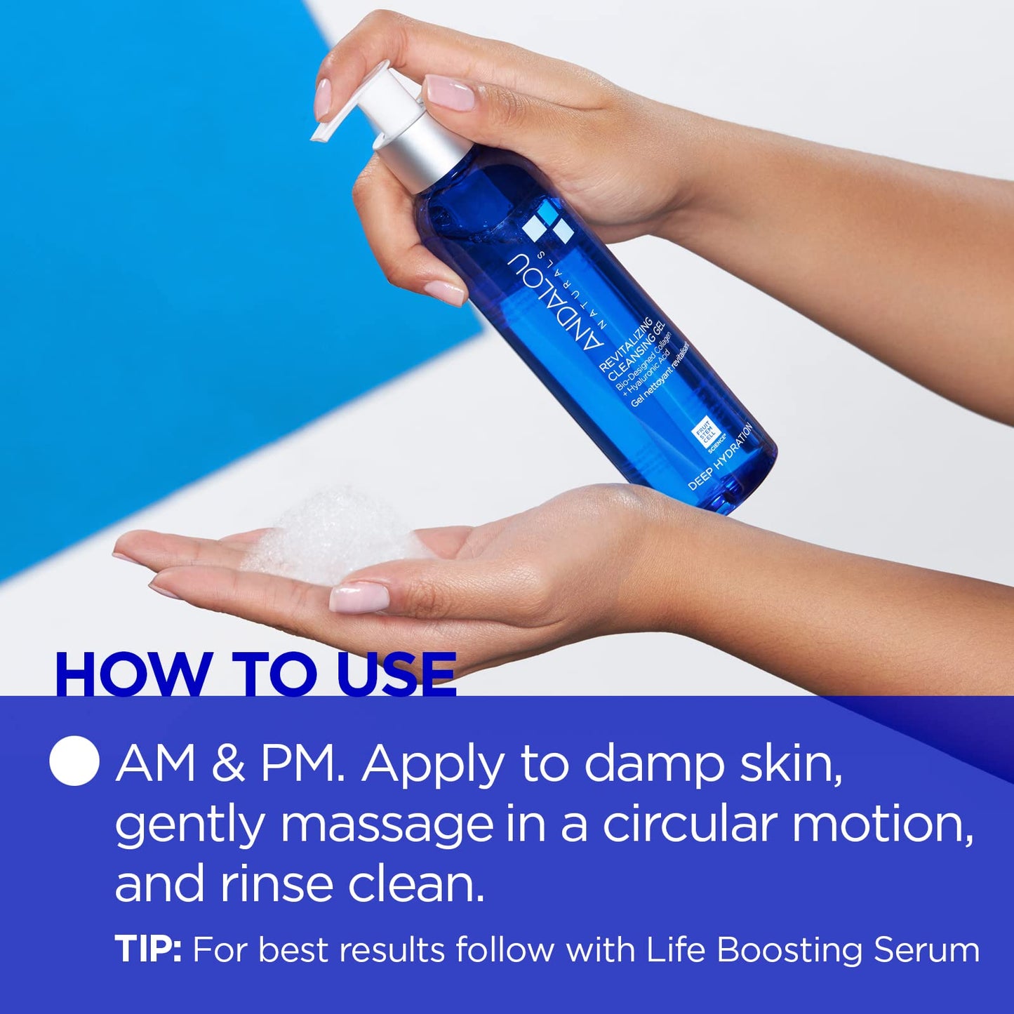 DEEP HYDRATION Revitalizing Cleansing Gel Beauty & Personal Care Andalou Naturals