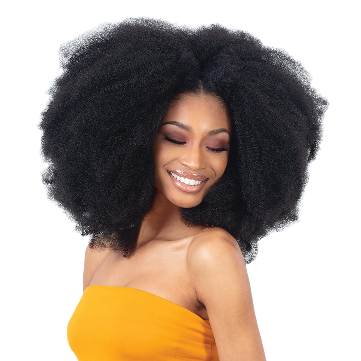 SHAKE N GO FreeTress Crochet Braids 3X Pre-Fluffed Poppin Twist 20 (5-PACK, 1B)