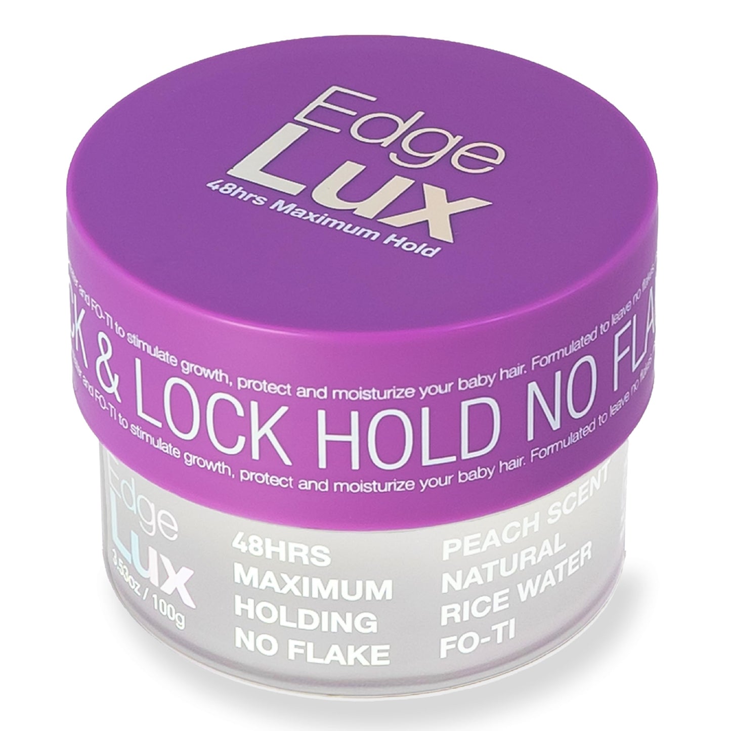 Lux Collection Edge Control Gel for 4C Hair - 48 Hour Maximum Hold Edge Control, Edge Lux with Castor Oil, Keratin & Biotin, Non-Flaking Styling Gel Beauty & Personal Care Lux Collection