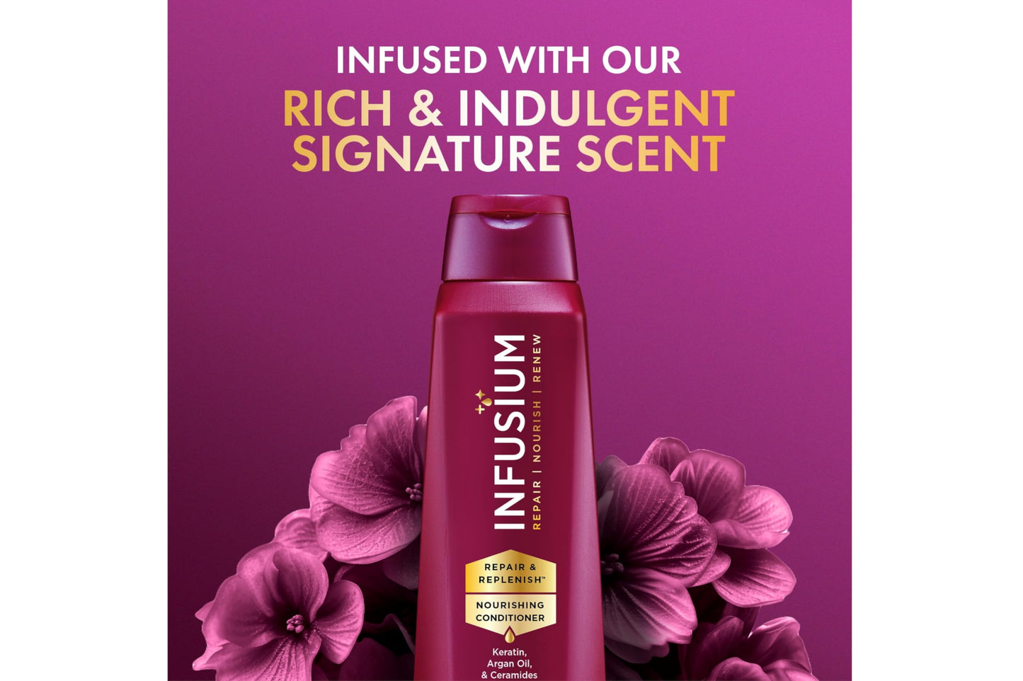 Infusium Professional Treatments Haircare - Moisturize + Replenish With Avocado & Olive Oils - Shampoo & Conditioner Set - Net Wt. 13.5 FL OZ (400 mL) Beauty & Personal Care Infusium