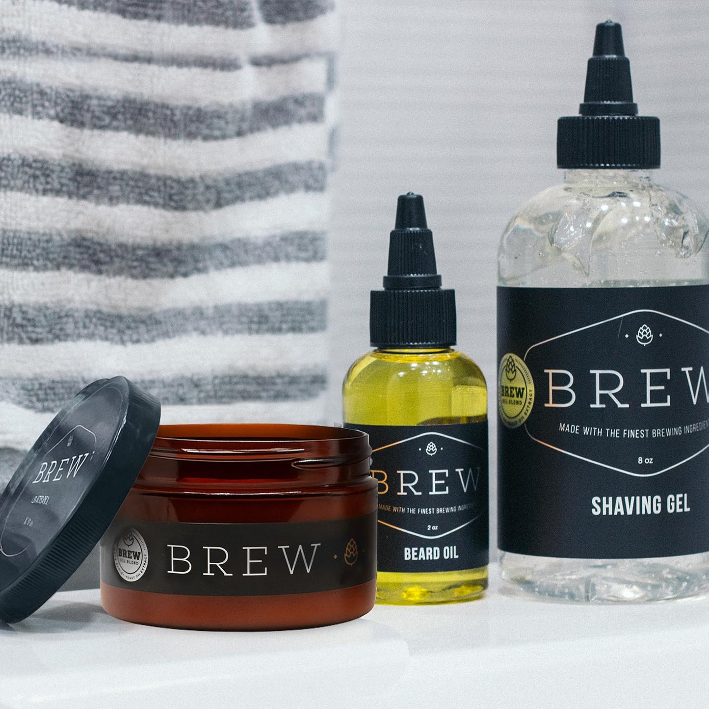 Brew Grooming Beard Oil For Men - 2 oz - Natural Scent Formula Oils for Beard - Revitalize, Nourishing, Softening Beard Oil, Paraben Free - For All Beauty and Personal Care Brew Grooming
