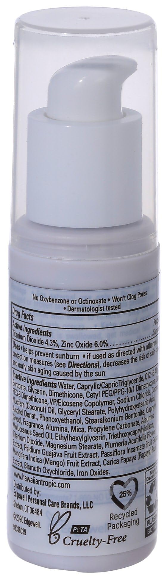 Hawaiian Tropic Mineral Sun Milk Face Sunscreen Lotion, SPF 30, 1.7oz Beauty & Personal Care Hawaiian Tropic