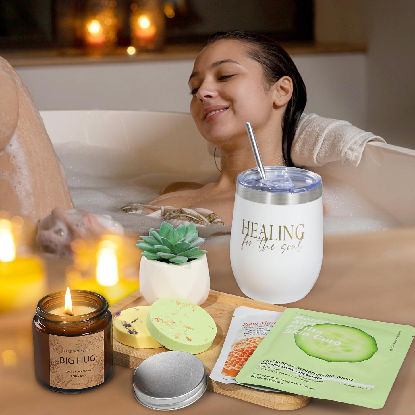Thinking of You Care Package for Women - Get Well Soon GBasket for Sick Friend After Surgery Gifts Feel Better Gifts for Women, Sympathy Gift Baskets Beauty and Personal Care GiftPeak