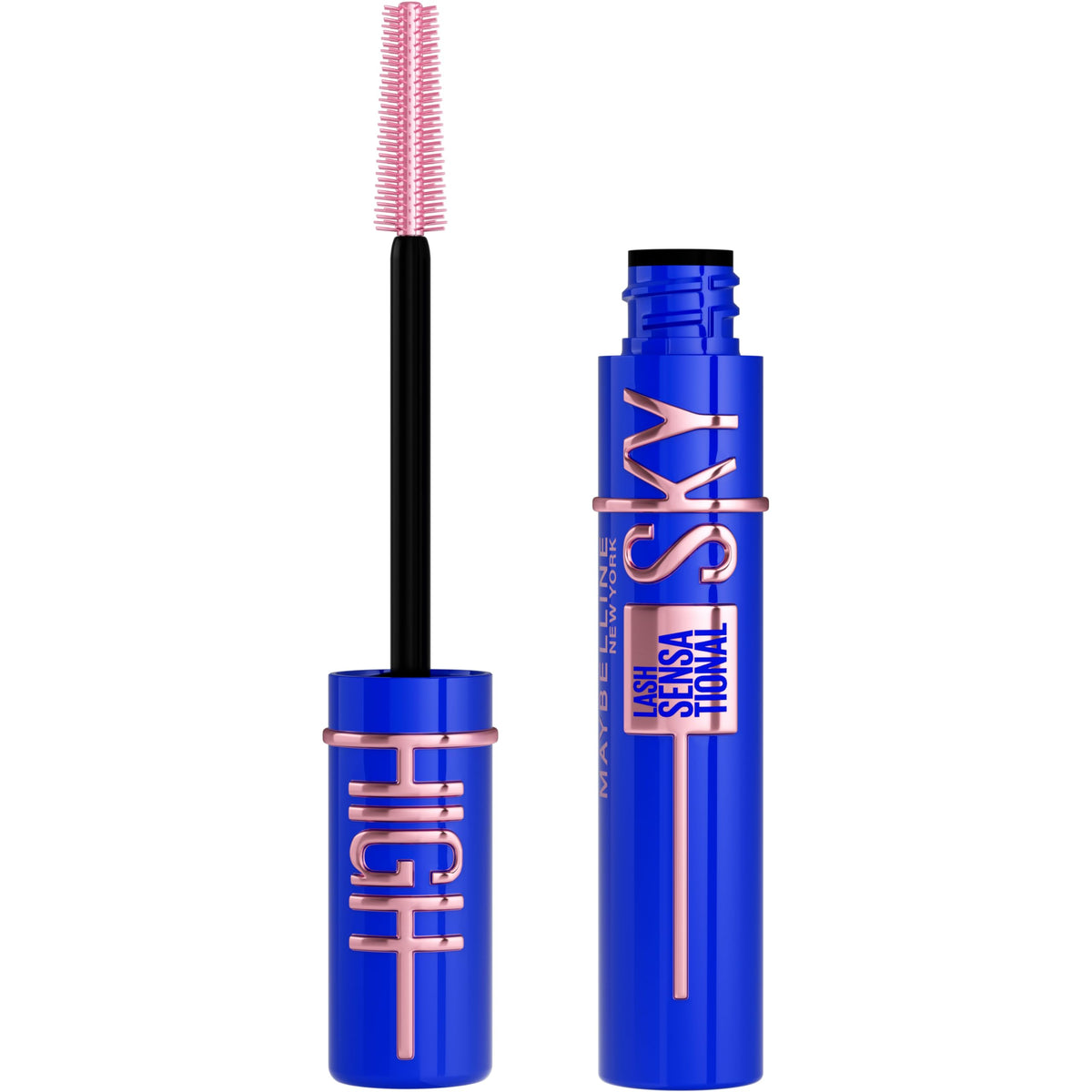 Maybelline Lash Sensational Sky High Washable Mascara, Volumizing, Lengthening, Defining, Curling, Multiplying, Buildable Mascara Make Up Formula
