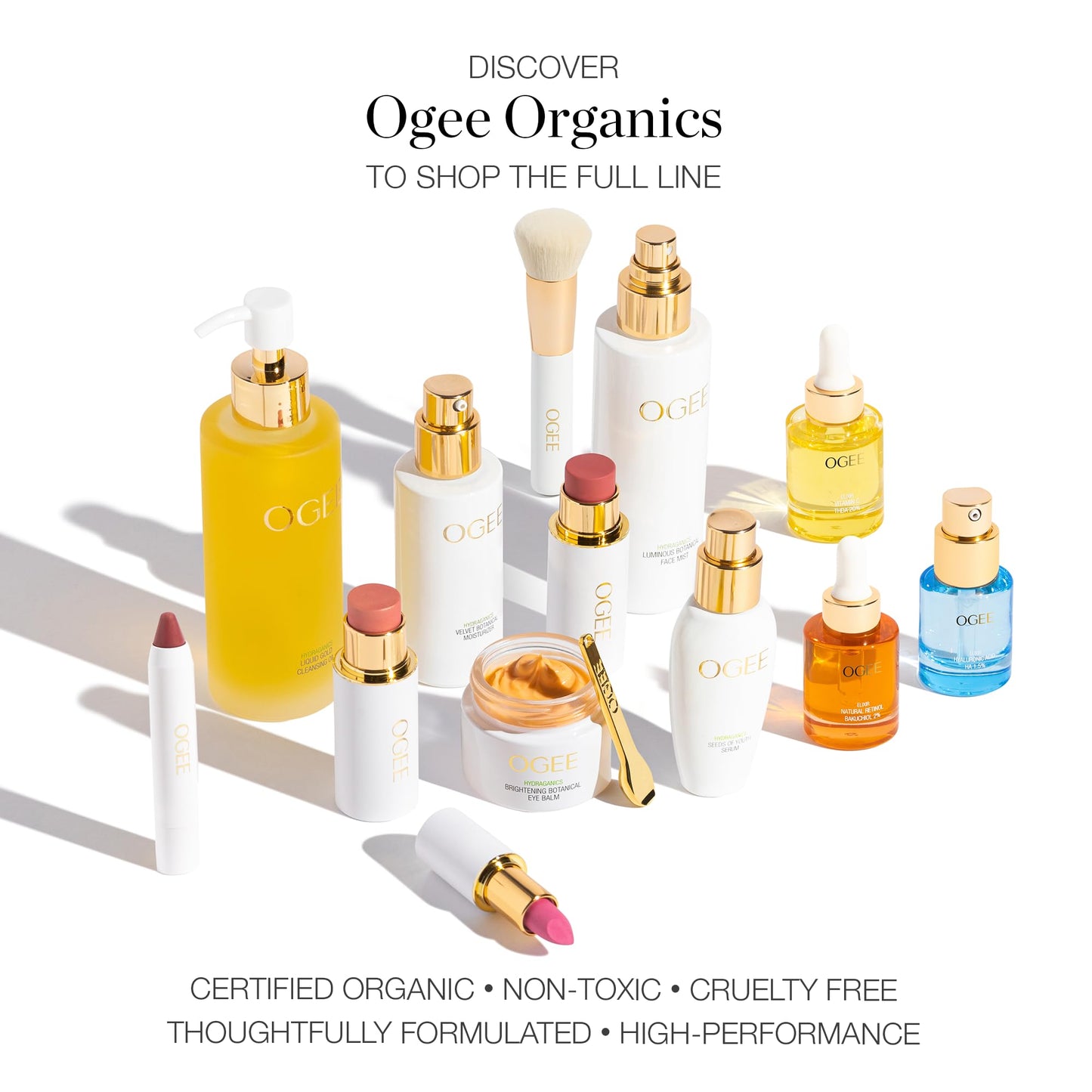 Ogee Face Stick Radiant Collection Trio - Contour Stick Makeup Collection - Certified Organic Contour Palette - Includes Bronzer Stick, Blush Stick Beauty & Personal Care Ogee