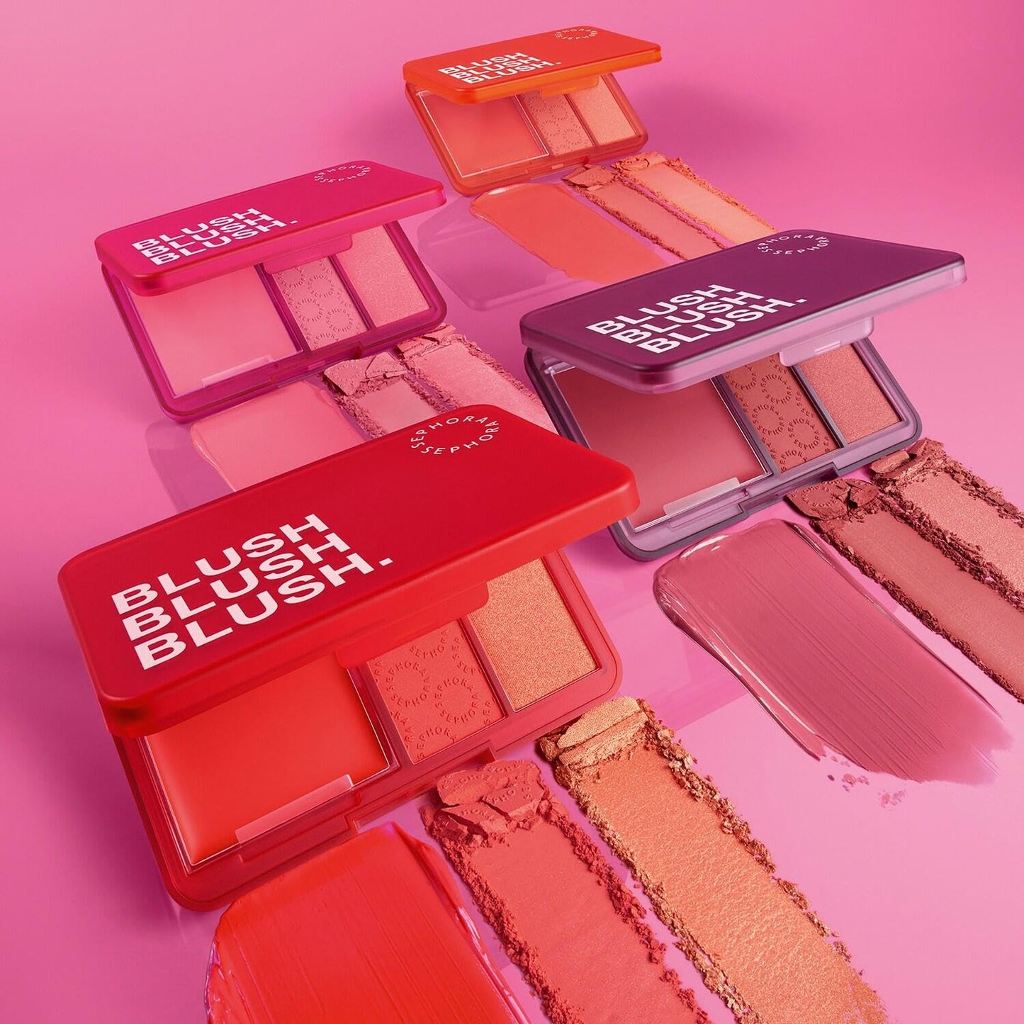 Sephora Collection Limited Edition Blush Cream & Powder Palette - 02 Sunset Chaser - (bright peach) Beauty & Personal Care SEPHORA