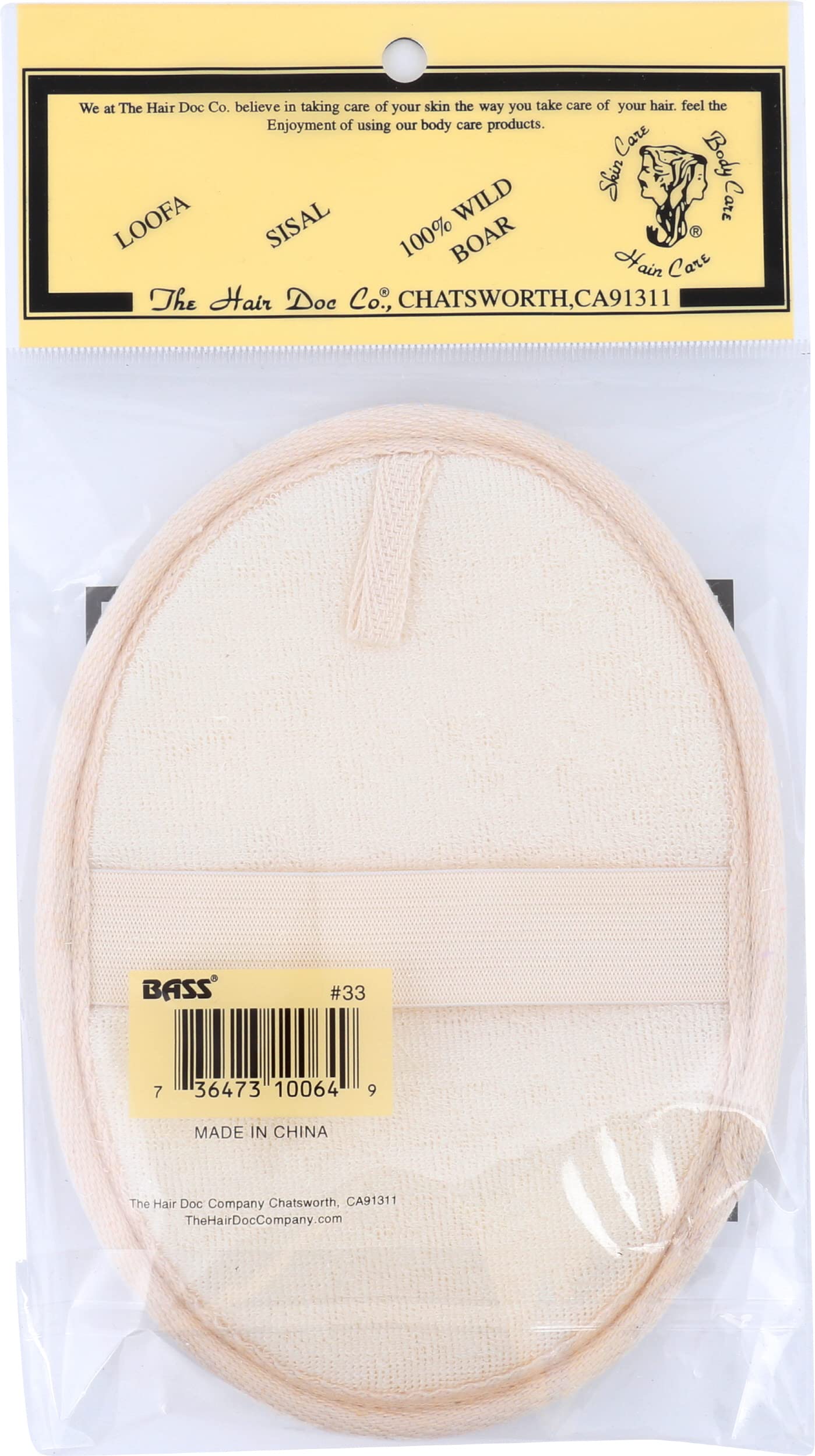 HAIR DOC Loofah Hand Pad, 1 EA Beauty and Personal Care Hair Doc