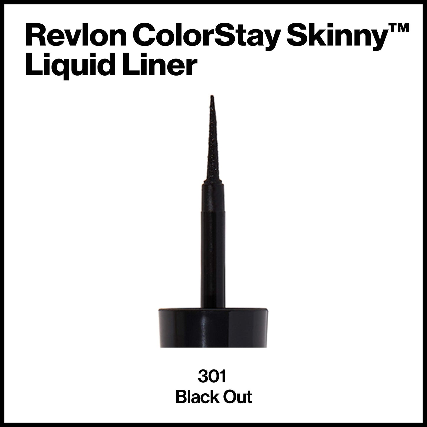 Revlon Skinny Liquid Eyeliner, ColorStay Eye Makeup, Waterproof, Smudge-proof, Longwearing with Ultra-Fine Tip, Black Out, 0.08 oz Beauty & Personal Care REVLON