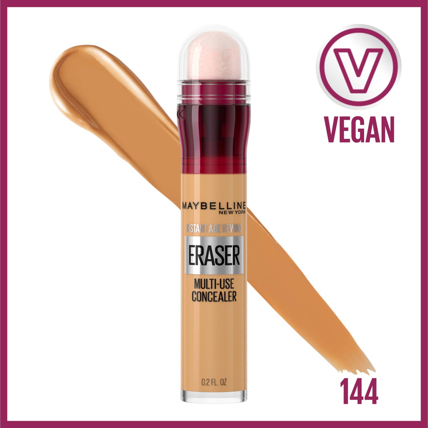 Maybelline Instant Age Rewind Eraser Dark Circles Treatment Multi-Use Concealer, 144, 1 Count (Packaging May Vary) Beauty & Personal Care MAYBELLINE